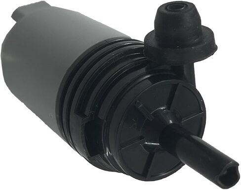 Front Windshield Washer Pump w/Grommet Compatible with 328i, 325xi, 325i, 525i, 535i GT, 550i,640i, M3, M5, M6 Replaces 67126934159, 67127302589, 21323-232316A in Saudi Arabia