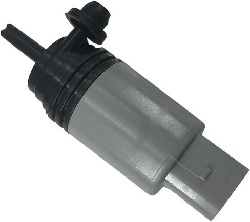 Front Windshield Washer Pump w/Grommet Compatible with 328i, 325xi, 325i, 525i, 535i GT, 550i,640i, M3, M5, M6 Replaces 67126934159, 67127302589, 21323-232316A in Saudi Arabia