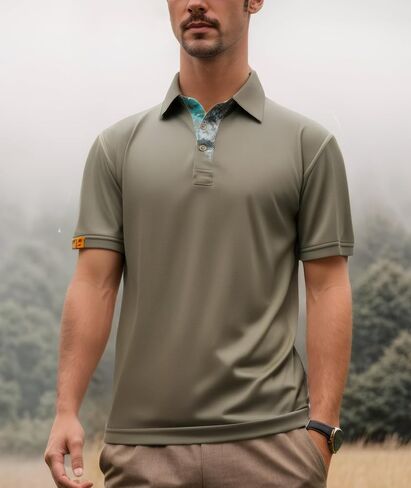 Tactical Shirts for Men Military Golf Shirts Short Sleeve with Collars T-Shirt in Saudi Arabia