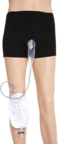 Urine Bag Underpants, Male Wearable Portable Pee Bag, Pee Catheter Holder for Elder with Collection Bag, Pee Catheter Holder (L) in Saudi Arabia