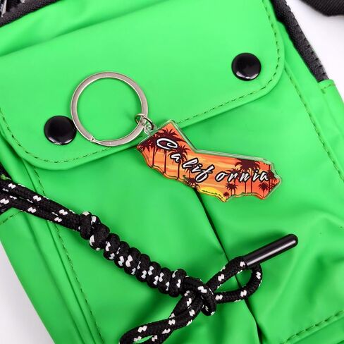 California Souvenirs State Keychain - Durable Key Ring And Key Holder For Gifts,Souvenirs From Usa,Spot M in Saudi Arabia