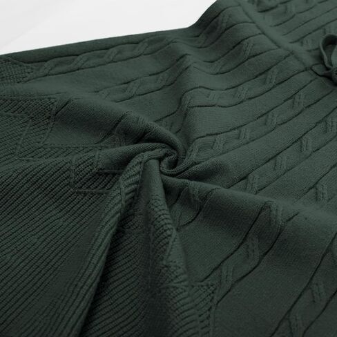 GRACE KARIN Girls Sweater Dress Fall Winter Long Sleeve Kids Fashion Drawstring Waist Cable Knit Dresses Size 5-12 in Kuwait