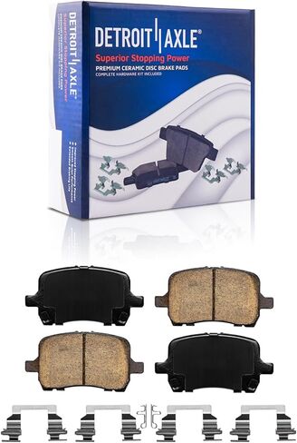 Detroit Axle - Front Brake Kit for 06-11 Chevrolet HHR 2008 2009 2010 2011 Disc Rotors Ceramic Brake Pads Replacement : 10.86" inch Rotor in Saudi Arabia