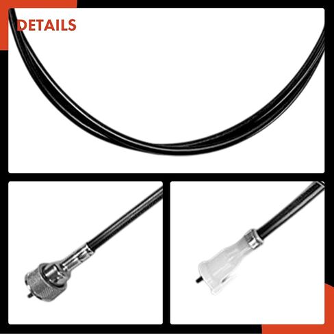 A-Premium 100 inch Speedometer Cable Compatible with Dodge B100, B200, B300, W100, W200, W300, Ramcharger, B100 B200 B300 Van, D100 D200 D300 W100 W200 W300 Pickup & AMC Spirit & Fargo B200 Van in Saudi Arabia
