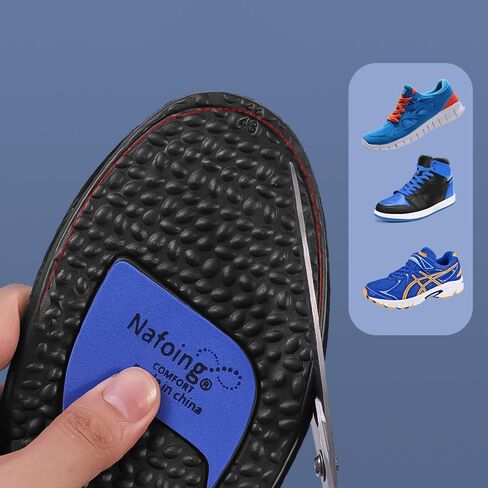 1 Pair Sport Insoles for Men Women - Shock Absorption and Arch Support Shoe Insoles for Work Boots & Sneakers (43-44) in Saudi Arabia