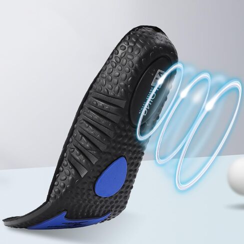 1 Pair Sport Insoles for Men Women - Shock Absorption and Arch Support Shoe Insoles for Work Boots & Sneakers (43-44) in Saudi Arabia