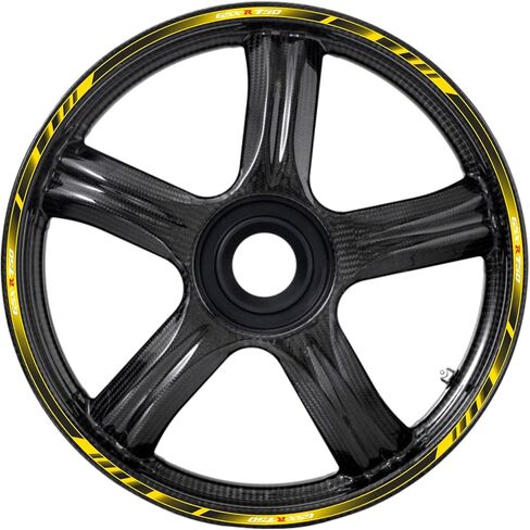 شريط لاصق بأشرطة حافة عاكسة للدراجة النارية لسوزوكي GSXR750 K1 2000-2003/GSXR750 K4 2004-2005/GSXR750 K8 2008-2010/K11 L6 2011-2019 ملصقات مصورة لعجلة الحافة 17 بوصة (أسود وقرمزي) in Kuwait