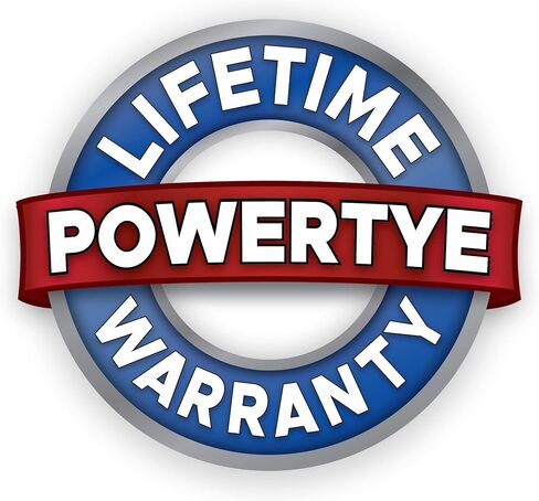 أشرطة سقاطة مريحة للقفل مقاس 1.5 بوصة × 7 أقدام من PowerTye مع خطافات على شكل حرف S شديدة التحمل - صُنعت في الولايات المتحدة الأمريكية - حد حمل العمل 1000 رطل / قوة الكسر 3000 رطل - أزرق (زوج) in Kuwait