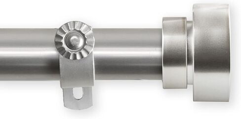 Rod Desyne Bonnet 1" Single Curtain Rod, Bronze in Kuwait