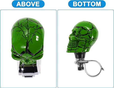 30.5mm Car Steering Wheel Knob Small Skull Vehicle Steering Wheel Rotator Ball for SUV Pickup Trucks Semi-Trailers Vans Boats Beige 1 Pc in Kuwait