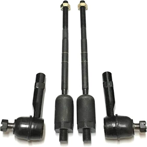 4 Pc Steering Kit Outer Inner Tie Rod Ends ES3461 EV421 Compatible with 2002-2005 Ford Explorer Mercury Mountaineer 4.0L 4WD 2WD - PartsW in Saudi Arabia