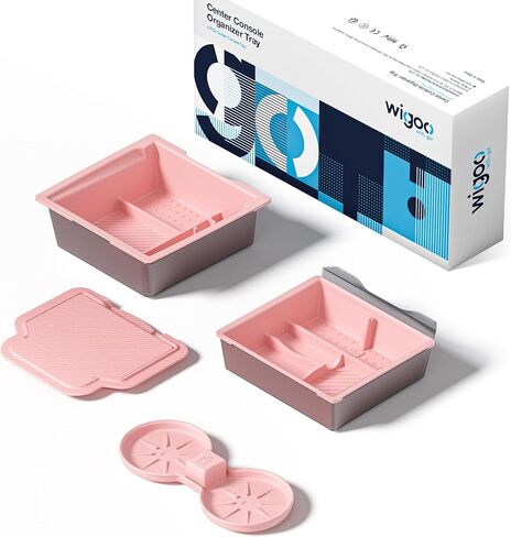 2025 Upgrade Tesla Model 3 Highland Accessories Console Organizer 4PCS Set [Center Console Organizer & Armrest Organizer & Hidden Storage Box & Cup Mat] Partition Storage for Model 3 (2024-2025) in Kuwait