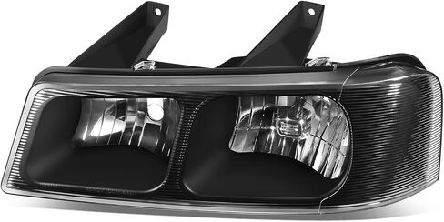 Auto Dynasty Headlights Assembly Headlamp Replacement Compatible with Chevy Express GMC Savana 2003-2024, Driver and Passenger Side, Black Housing in Saudi Arabia