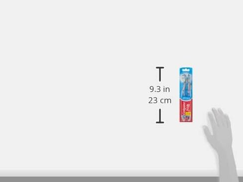 Colgate 360 Vibrate Charcoal Battery Operated Toothbrush Pack, Soft with 1 AAA Battery Included, Black, 2 Count in Saudi Arabia