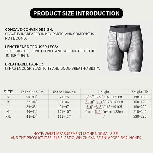 3PC Man's 4-Way Performance Stretch Boxer Brief with American Style Printing,Size L for waist circumference of 36-38 " in Saudi Arabia