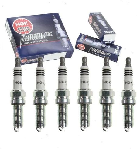 6 pc NGK Iridium IX Spark Plugs compatible with Hyundai Santa Fe 3.3L 3.5L V6 2010-2018 in Saudi Arabia