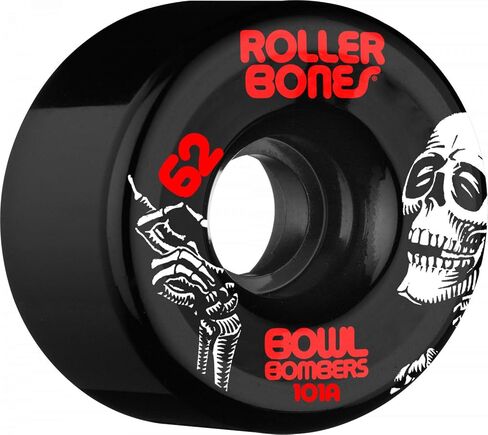 RollerBones Quad Wheels Bowl Bombers 101a Wheels Skateboard in Kuwait