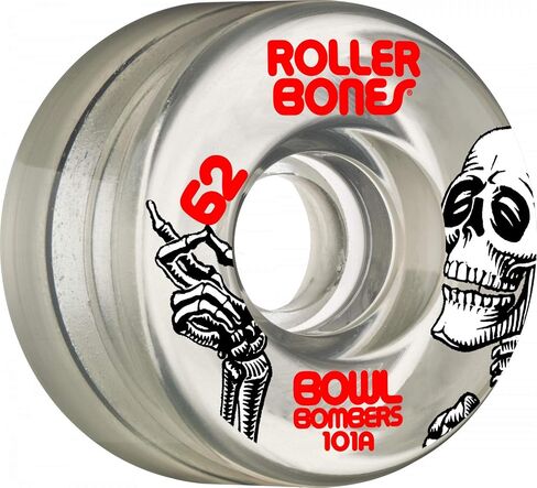RollerBones Quad Wheels Bowl Bombers 101a Wheels Skateboard in Kuwait