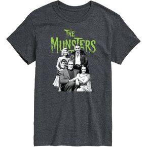 The Munsters - صورة عائلة Munsters Bw - تي شيرت رجالي بأكمام قصيرة in Kuwait