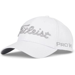 قبعة جولف Titleist Tour Performance باللون الأبيض/الرمادي مقاس واحد يناسب الجميع in Kuwait