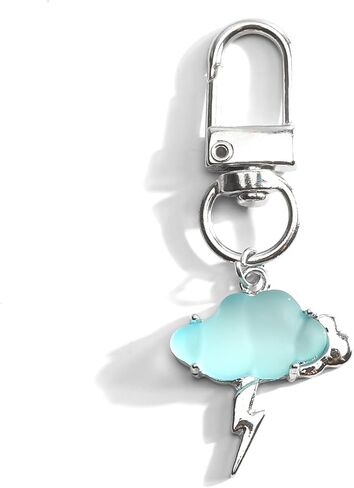 Cloud Keychain,Y2K Keychain for Keys Purse Handbag,Cute Weather Charm Gift for Women Birthday Christmas in Saudi Arabia