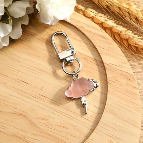 Cloud Keychain,Y2K Keychain for Keys Purse Handbag,Cute Weather Charm Gift for Women Birthday Christmas in Saudi Arabia