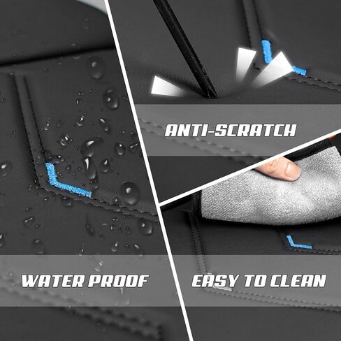 Car Seat Covers Fit for Honda Accord 2000-2025, Stylish Sport Seat Covers, Waterproof Wear-Resistant Premium Nappa Leather Car Seat Cover.(Full Set/Black Blue) in Saudi Arabia