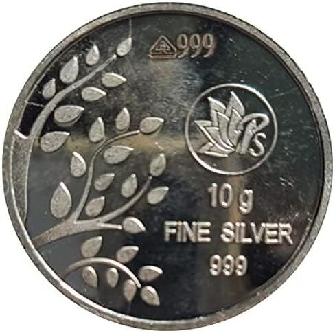 Generic Ganesha & Lakshmi Silver Coin 10 gms in Saudi Arabia