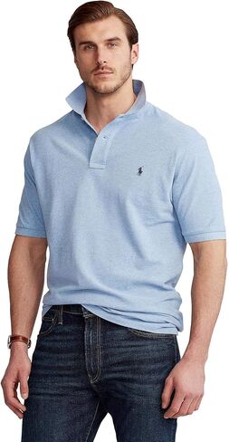 POLO RALPH LAUREN Men's Big & Tall Short Sleeve Iconic Mesh Polo Shirt in Kuwait