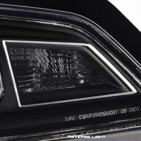 AKKON - [GTR Style For 2008-2013 G37 / 14-15 Q60 كوبيه ثلاثية الأبعاد LED أنبوب ضوء مصابيح الذيل مجموعة زوج الإسكان الدخان الأسود in Saudi Arabia