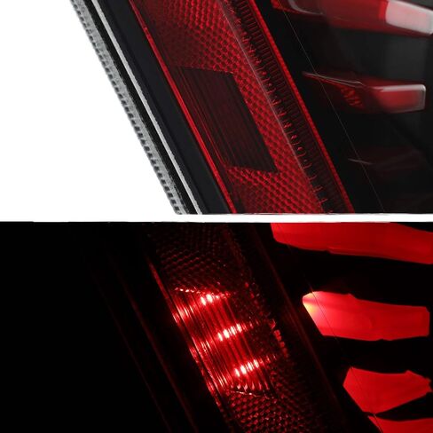 AKKON - [GTR Style For 2008-2013 G37 / 14-15 Q60 كوبيه ثلاثية الأبعاد LED أنبوب ضوء مصابيح الذيل مجموعة زوج الإسكان الدخان الأسود in Saudi Arabia