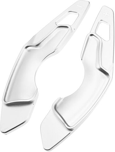 1 Pair Silver Tone Steering Wheel Shift Paddle Shifter Aluminum Alloy Extend Cover for Lexus IS300h IS350 IS250 IS300 IS200t NX300 RC300 2013-2020 Item Replacement in Saudi Arabia