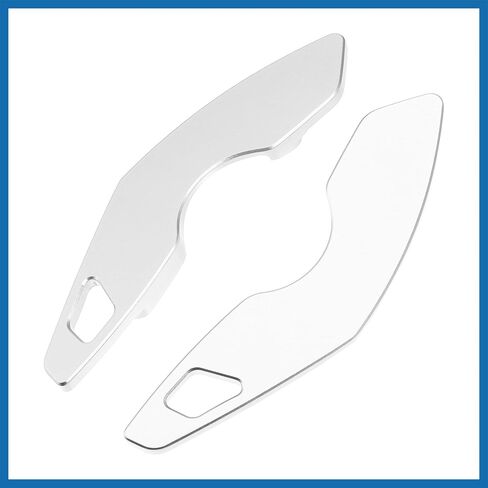 1 Pair Silver Tone Steering Wheel Shift Paddle Shifter Aluminum Alloy Extend Cover for Lexus IS300h IS350 IS250 IS300 IS200t NX300 RC300 2013-2020 Item Replacement in Saudi Arabia