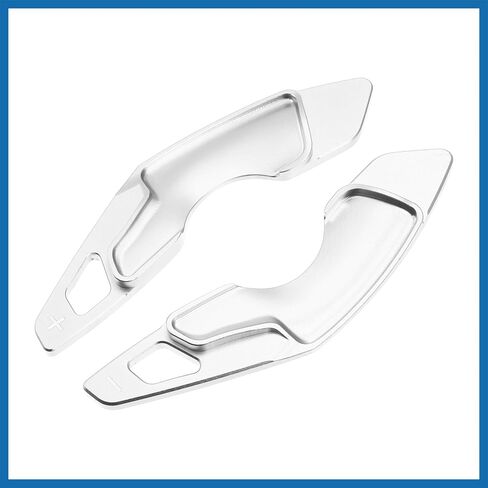 1 Pair Silver Tone Steering Wheel Shift Paddle Shifter Aluminum Alloy Extend Cover for Lexus IS300h IS350 IS250 IS300 IS200t NX300 RC300 2013-2020 Item Replacement in Saudi Arabia