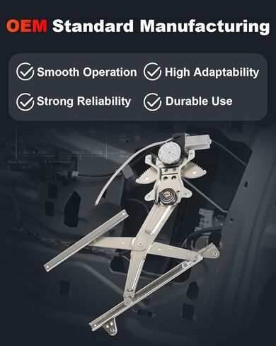 cciyu Power Window Regulator With Motor Replacement for 1998-2002 for Chevrolet for Prizm,1998-2002 for Toyota Corolla Front Left Driver Side in Saudi Arabia