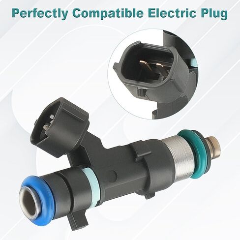 JDMON Fuel Injectors Replacement for Nissan Altima 2007-2013 Sentra 2007-2012 Rogue 2008-2013 Rogue Select 2014-2015 2.5L L4 0280158130 16600JA000 FJ1020 842-12354 in Saudi Arabia