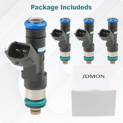 JDMON Fuel Injectors Replacement for Nissan Altima 2007-2013 Sentra 2007-2012 Rogue 2008-2013 Rogue Select 2014-2015 2.5L L4 0280158130 16600JA000 FJ1020 842-12354 in Saudi Arabia