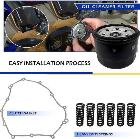Clutch & Cover Gasket Kit Compatible with Yamaha FZ07 2015-2017 MT-07 XSR700 2018-2022 Tenere 700 XTZ07 2021-2022 OEM# 1WS-W001G-00-00 in Saudi Arabia