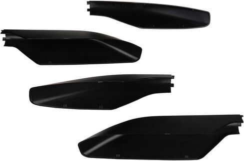 ROADFAR 4PCS Black Roof Rails Rack End Cap Cover Shell Fit for Toyota for Land Cruiser FJ120 2003-2009 in Saudi Arabia