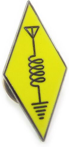 HAM Amateur Radio International Logo Lapel Pin in Saudi Arabia