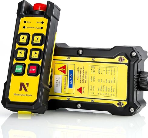 NEWTRY رافعة لاسلكية عن بعد، 12 فولت 6 زر تحكم رافعة صناعية رافعة شاحنة رافعة عن بعد 984FT مفتاح رفع كهربائي مع نظام المؤشر in Kuwait