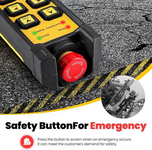 NEWTRY رافعة لاسلكية عن بعد، 12 فولت 6 زر تحكم رافعة صناعية رافعة شاحنة رافعة عن بعد 984FT مفتاح رفع كهربائي مع نظام المؤشر in Kuwait