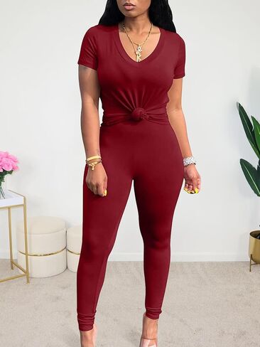 Lounge Sets for Women 2 Piece Summer Casual Jogger Workout Outfits Short Tops Long Pant Sweat suit leggings set in Kuwait