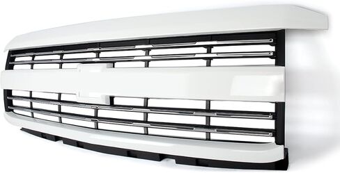 مجموعة الشبكة المتوافقة مع 2015-2019 Silverado 2500HD 3500HD LTZ Style Summit White Bumper Grill استبدال لـ 22979580,23211573 in Kuwait