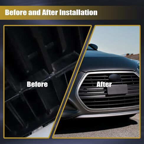 شبكة أمامية علوية سوداء غير لامعة GXARTS 865612V500 متوافقة مع Hyundai Veloster Turbo 2013-2016 in Saudi Arabia