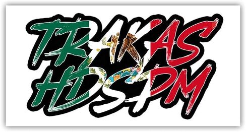 [7.5"x3.75"] TRAKAS HDSPM Sticker trakas hdspm calcomanía Mexico Mexican Flag Vinyl Decal Sticker for Window Bumper Cars Trucks Adult Humor Joke Funny Bumper Gen Z Meme Car in Saudi Arabia