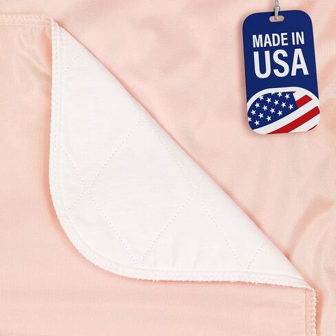 USA Made- Beck's Classic Washable Underpads, 34 x 36 (4 Pk Pink) - Absorbent Reusable Bedwetting Incontinence Pads for Kids, Adults, Elderly, Cats or Dogs- Waterproof Pad for Bed, Couch, Sofa, Floor in Saudi Arabia