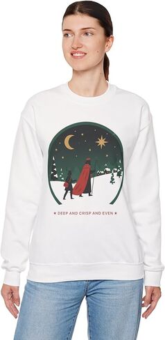 Christmas Sweatshirt, Good King Wenceslas Inspired, Classic Christmas Song, Deep and Crisp and Even, Xmas Sweater in Saudi Arabia