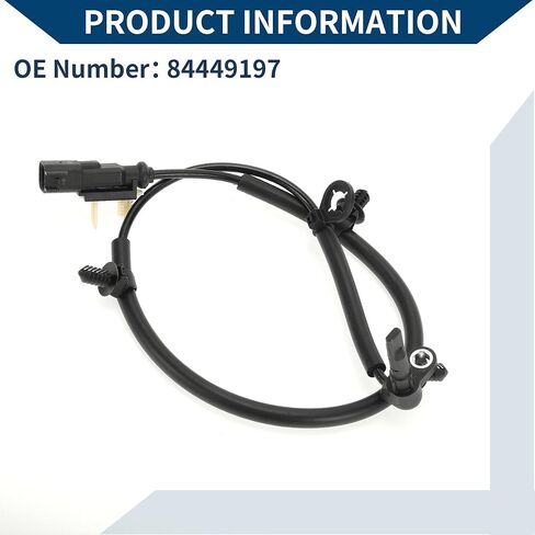 No.84449197 ABS عجلة السرعة الاستشعار عن شيفروليه الاعتدال 2018-2024 الخلفي يسار يمين ABS الاستشعار مكافحة قفل نظام الكبح الاستشعار 1 قطعة in Kuwait