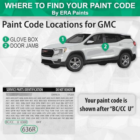 ERA Paints WA387E - Forest Green Metallic for GMC Exact Match Automotive Touch Up Paint Jar - Pro Kit in Saudi Arabia